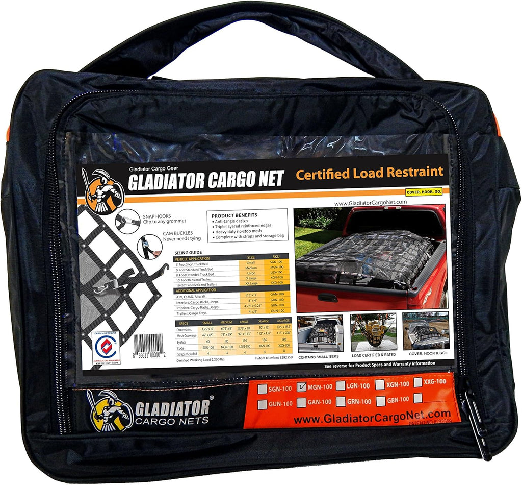 Heavy Duty Truck Cargo Net 6.75' x 8' ft. O52521
