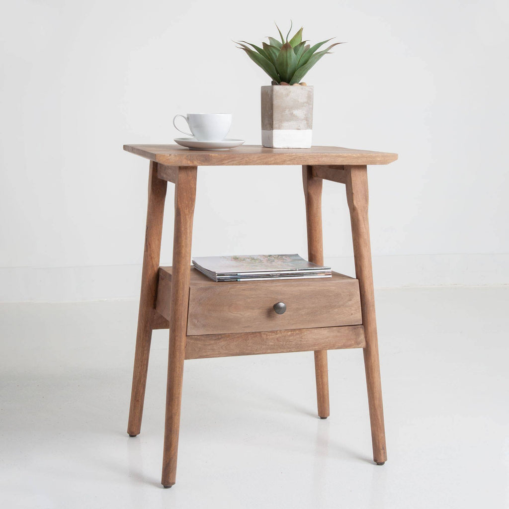 Brown Sand Side Table B4499