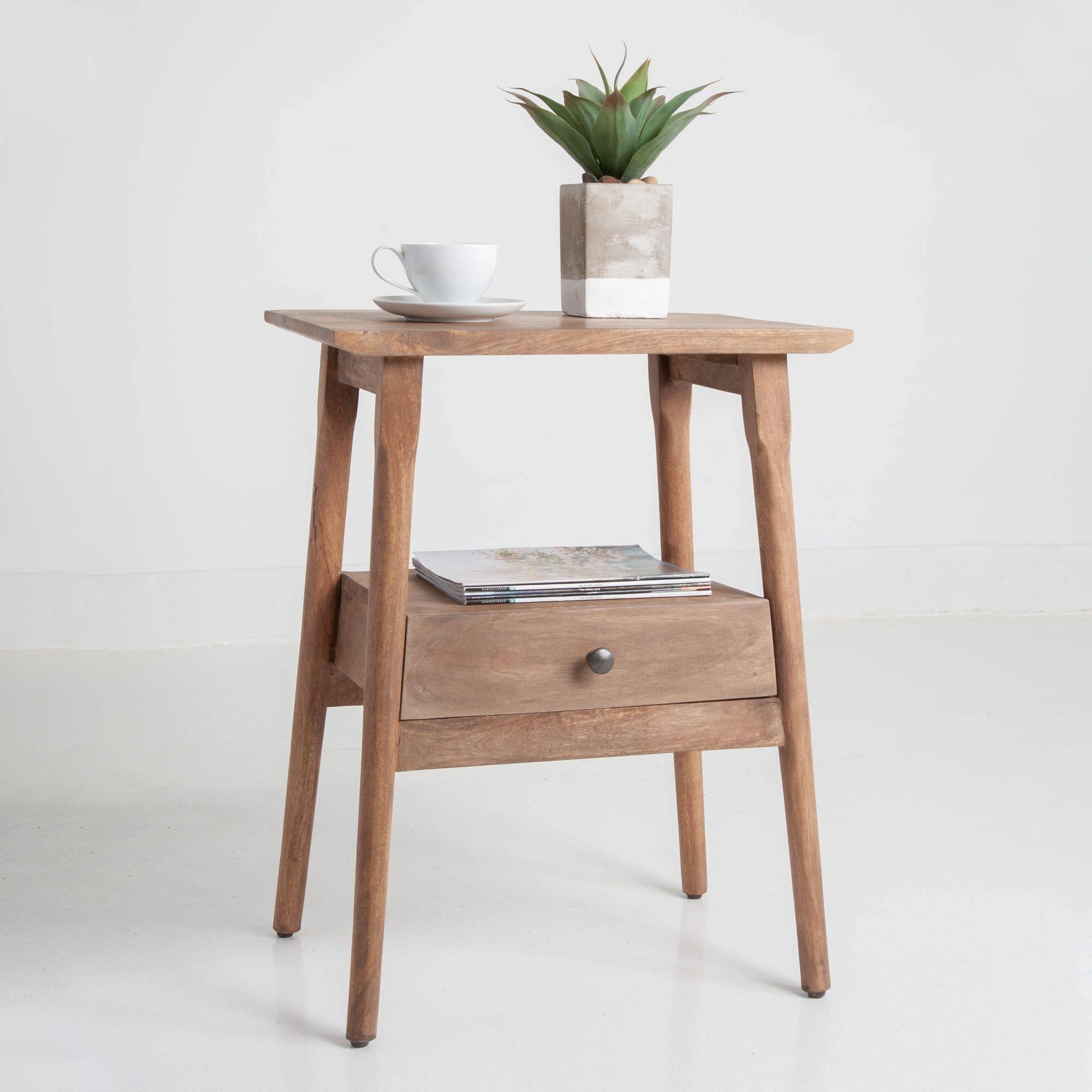 Brown Sand Side Table B4499