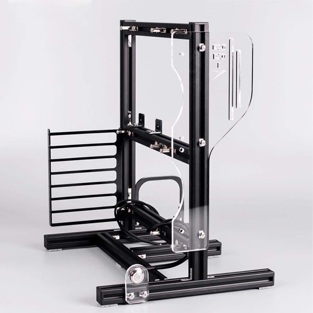 Red Open Aluminum Frame Motherboard Chassis Z964