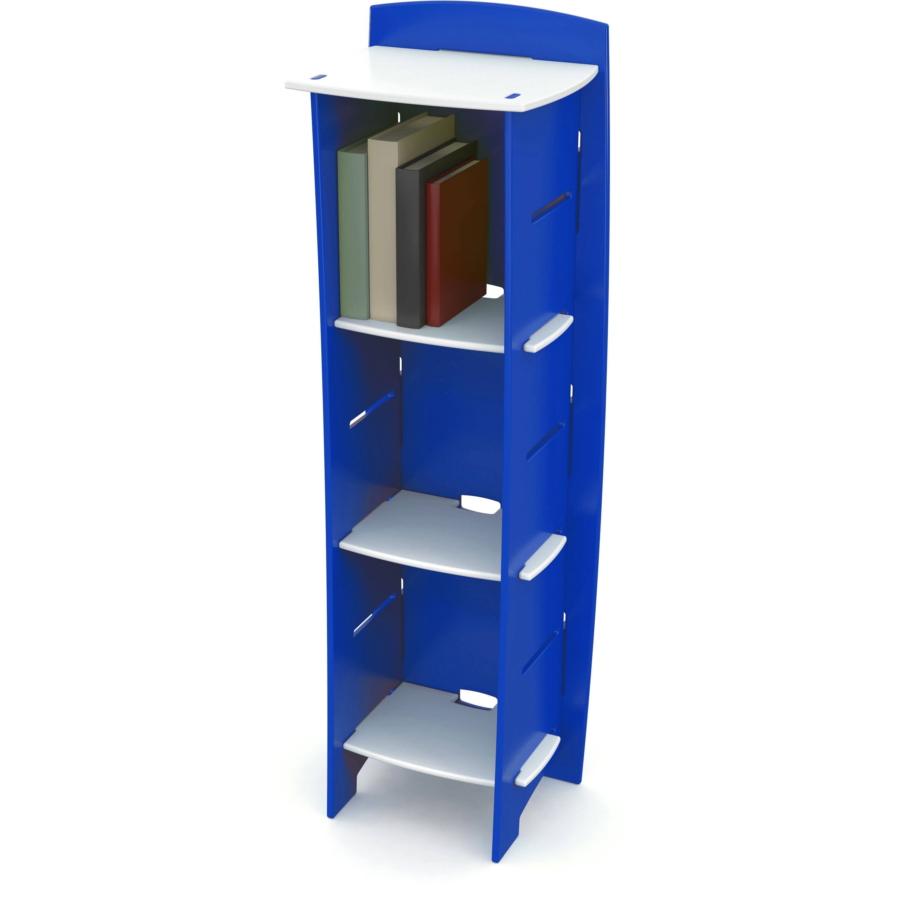 White 3-Shelf Bookcase V716380