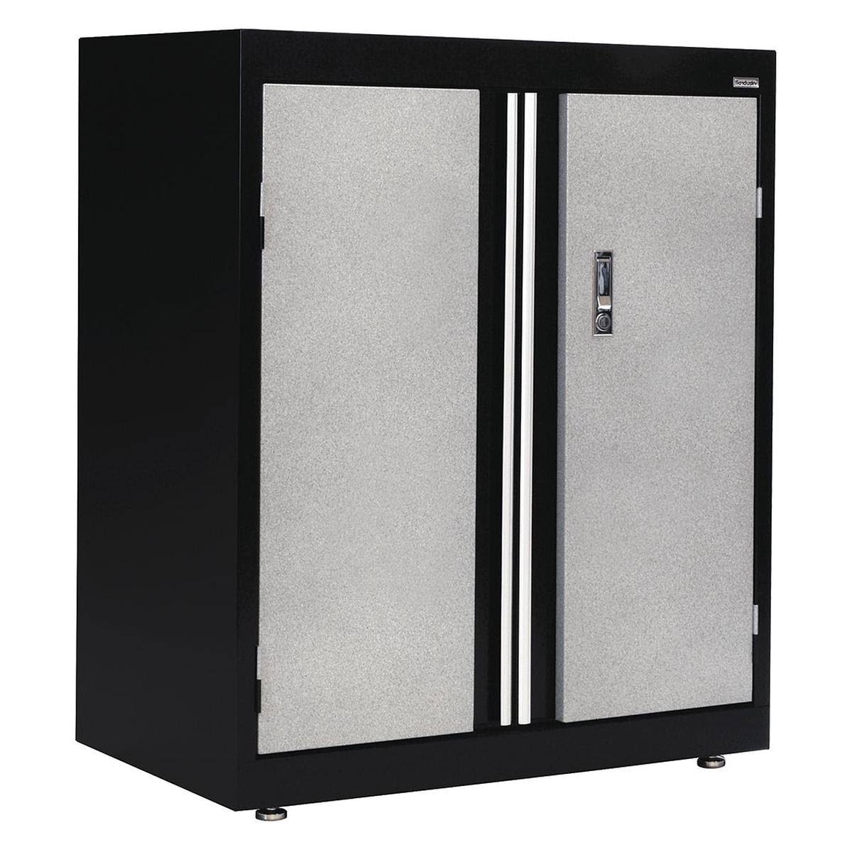 Commercial Storage Cabinet, Gray/Black, 36x22 H X 30x22 W X 18x22 L T88819