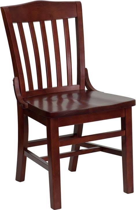 Mahogany Wood Restaurant Chair and Barstool B579