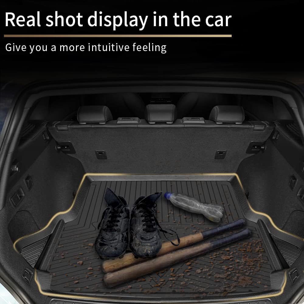 Black All Weather Cargo Trunk Liner Floor Mat Z9694