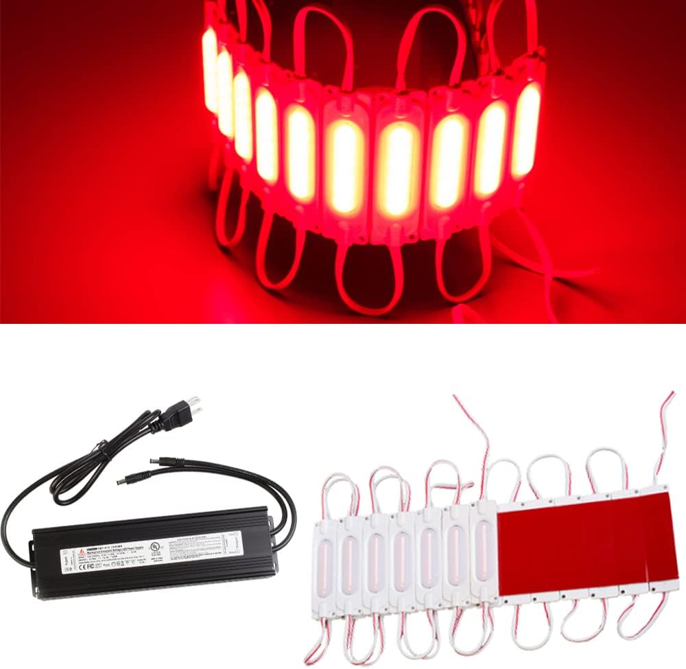 20ft Green COB LED Light with UL Power Supply V989