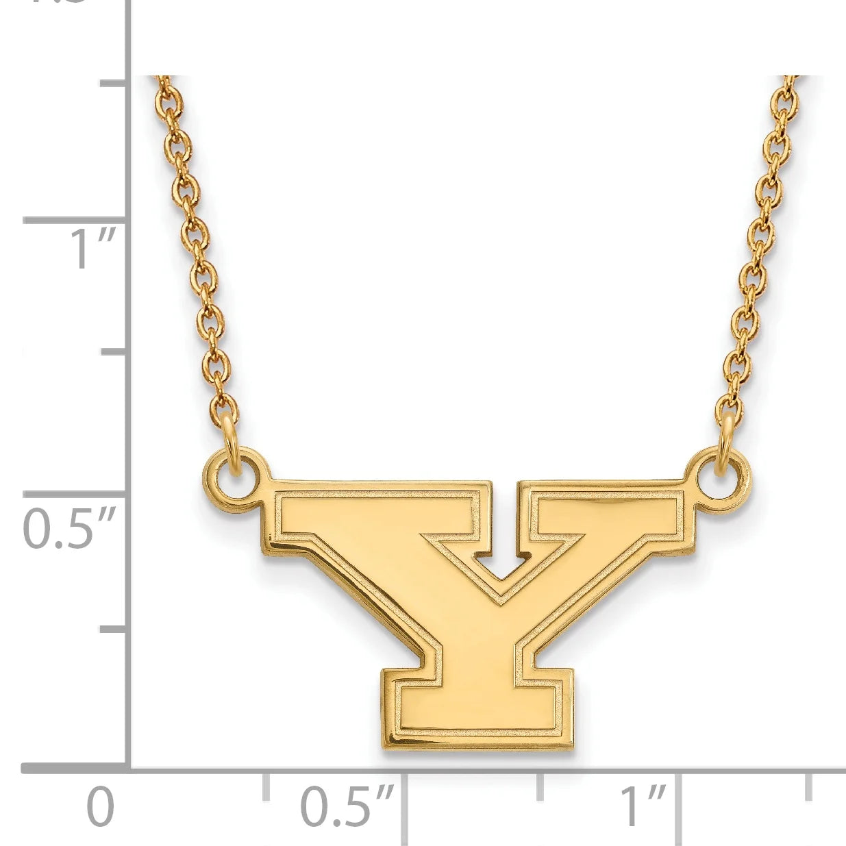 14k Yellow Gold Pendant Necklace T2126