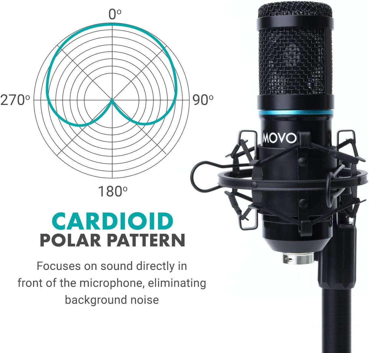2-Pack Cardioid Condenser Microphone Kit with Scissor Arm Mic Stand, Shock Mount and Gooseneck Pop Filter I197