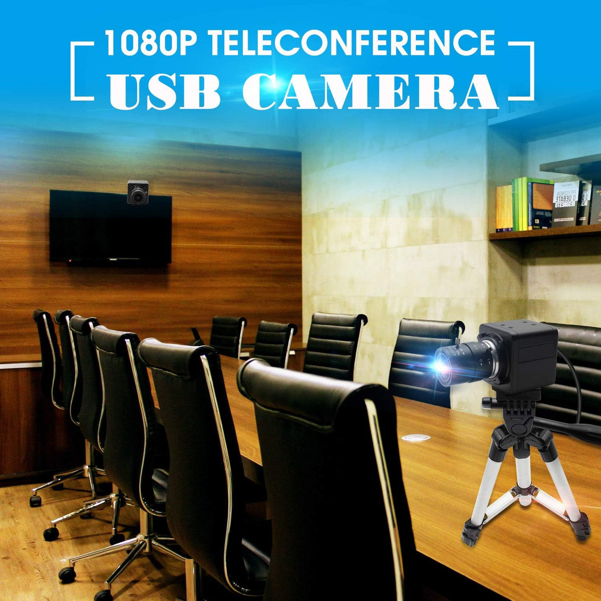 2MP 1080P USB Webcam with Varifocal Lens L827