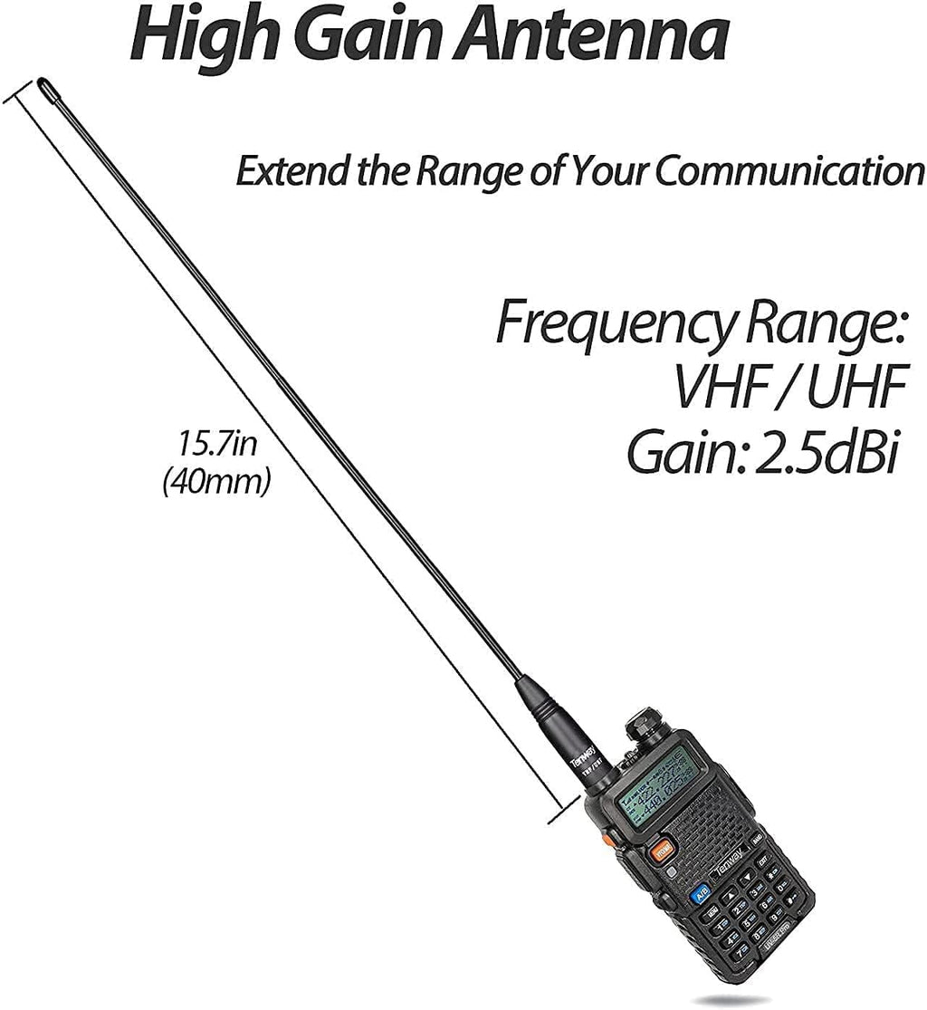 UV-5R Pro 8W Dual Band Two Way Radio 2Pack with Programming Cable R6663