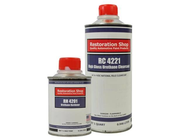 Gold Metallic Quart Urethane Basecoat Clearcoat Car Auto Paint Kit H118178
