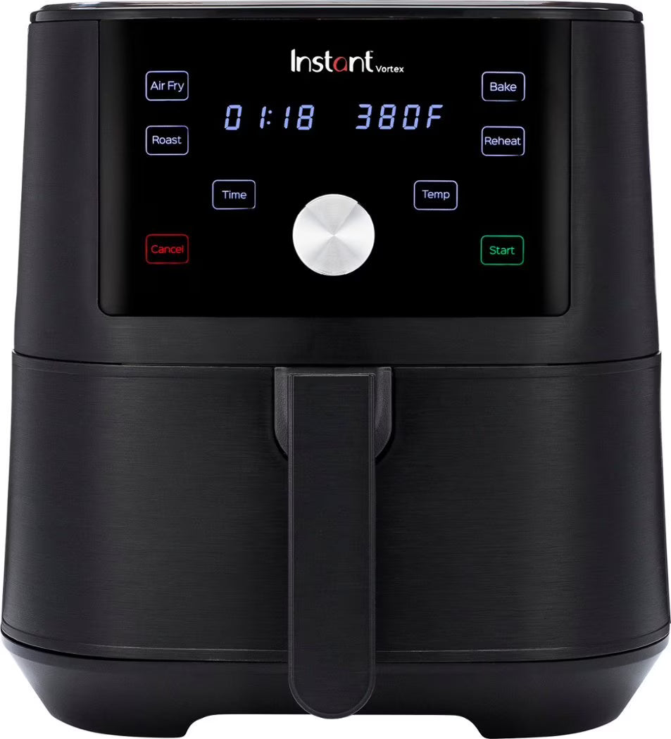 6 Quart 4-in-1 Air Fryer Oven Black I666273