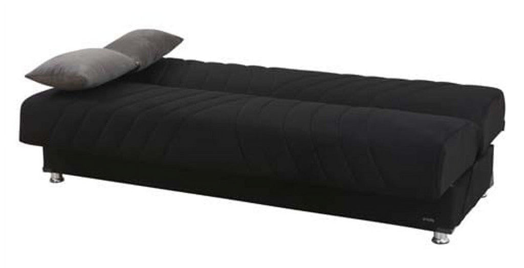Black Fabric Sofa Bed J2491