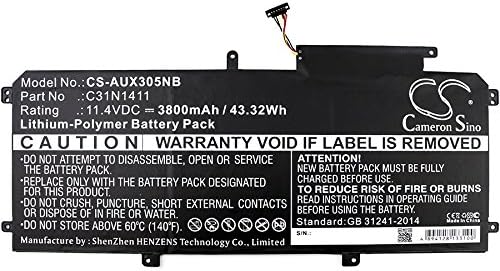 3800mAh Battery Replacement for 13.3 inch Zenbook UX305 S6136