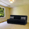 Black Fabric Sofa Bed J2491