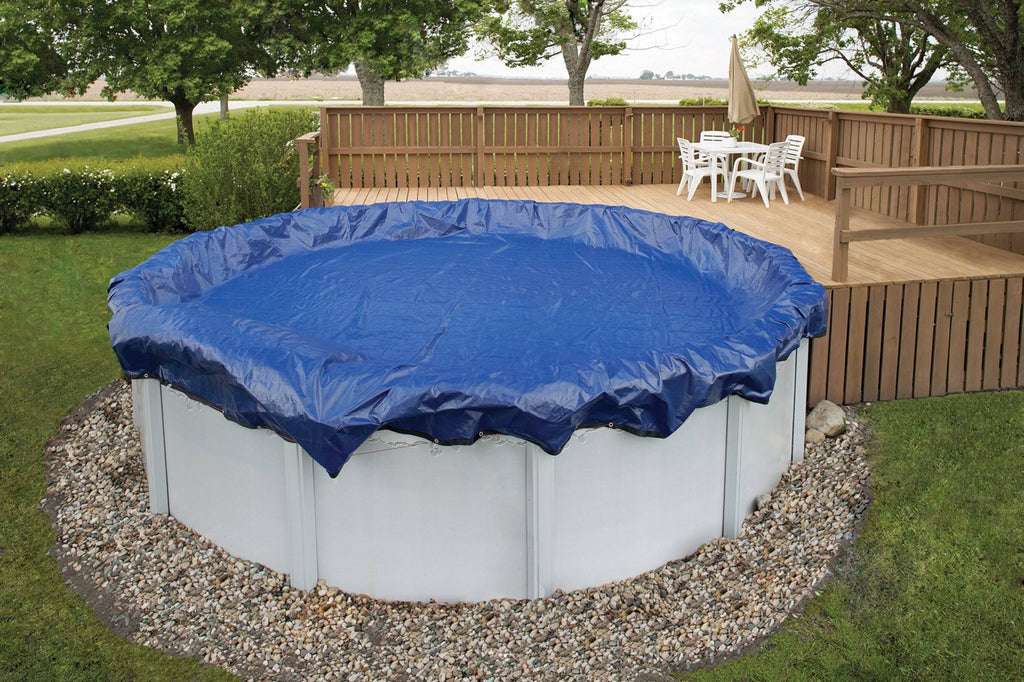 18-ft x 38-ft Oval Above Ground Pool Winter Cover W499705