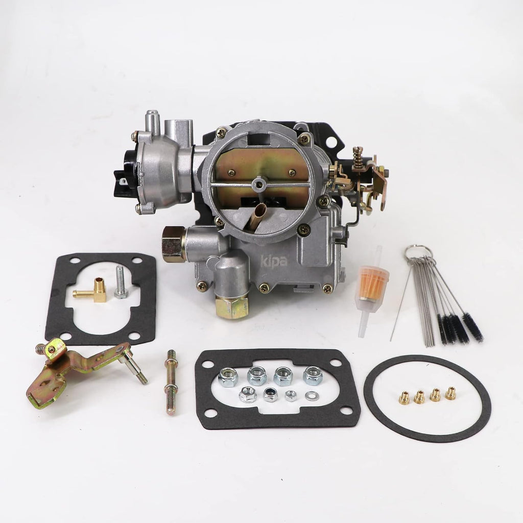 Carburetor for Mercruiser Marine 4-Cylinder 2.5L 3.0L 2 Barrel Side Fuel Inlet with Electric Choke M593205