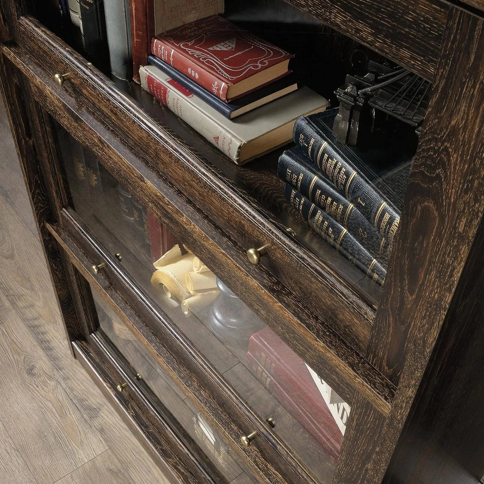 3-Shelf Bookcase, Iron Oak I796