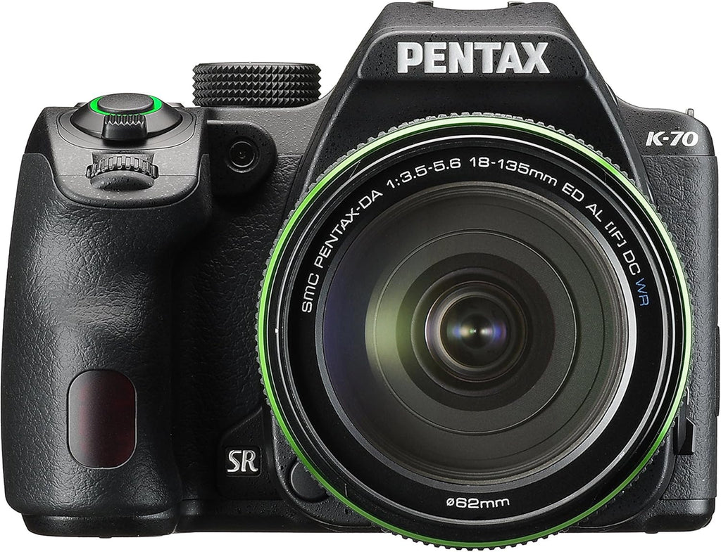 Black Weather-Sealed DSLR Camera with 18-135mm Lens P20304
