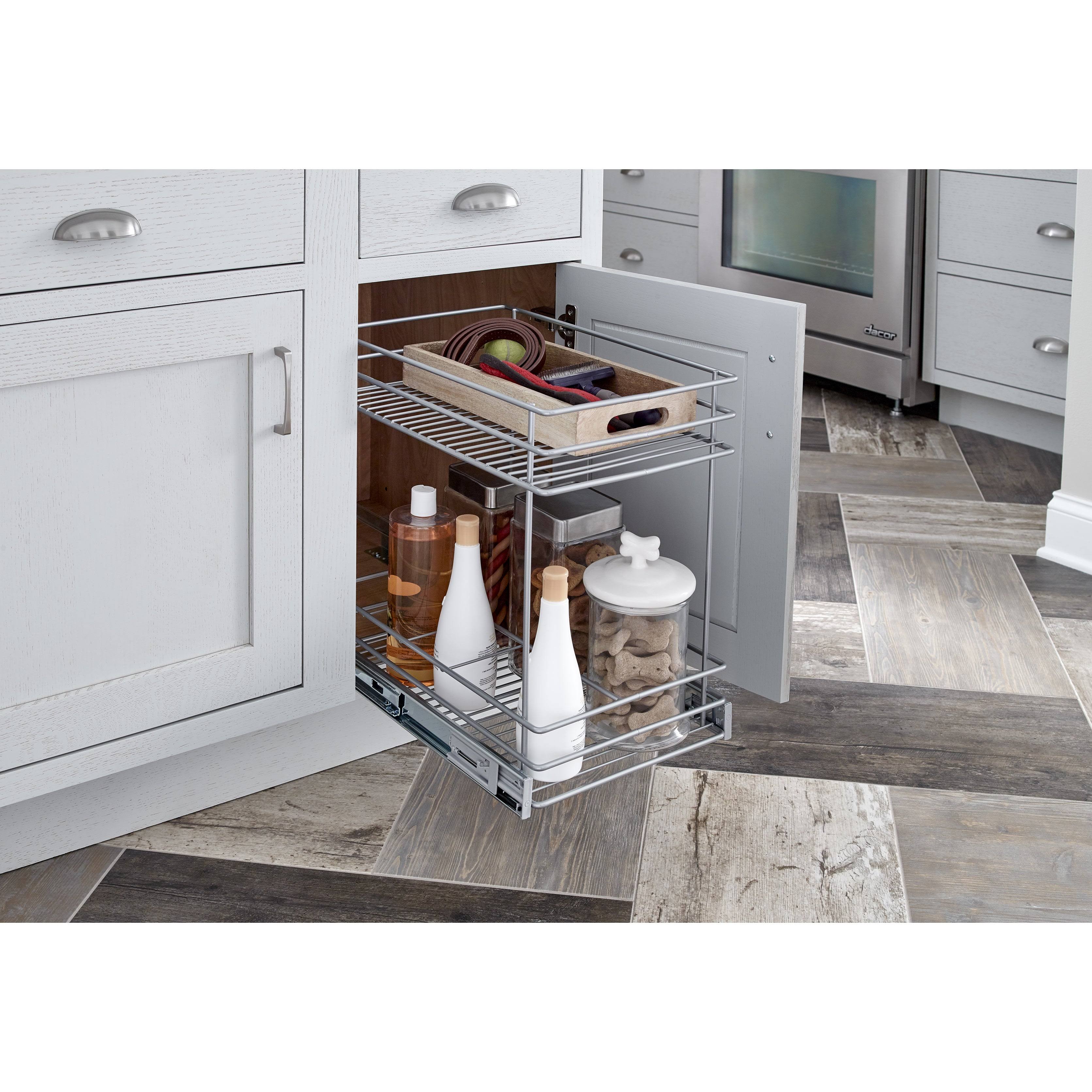 2 Tier Gray Pull Out Drawer D191
