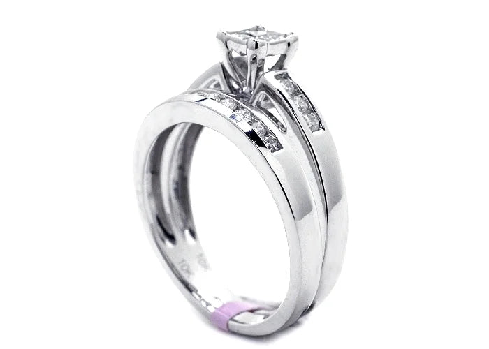 10K White Gold Diamond Engagement Ring V92344