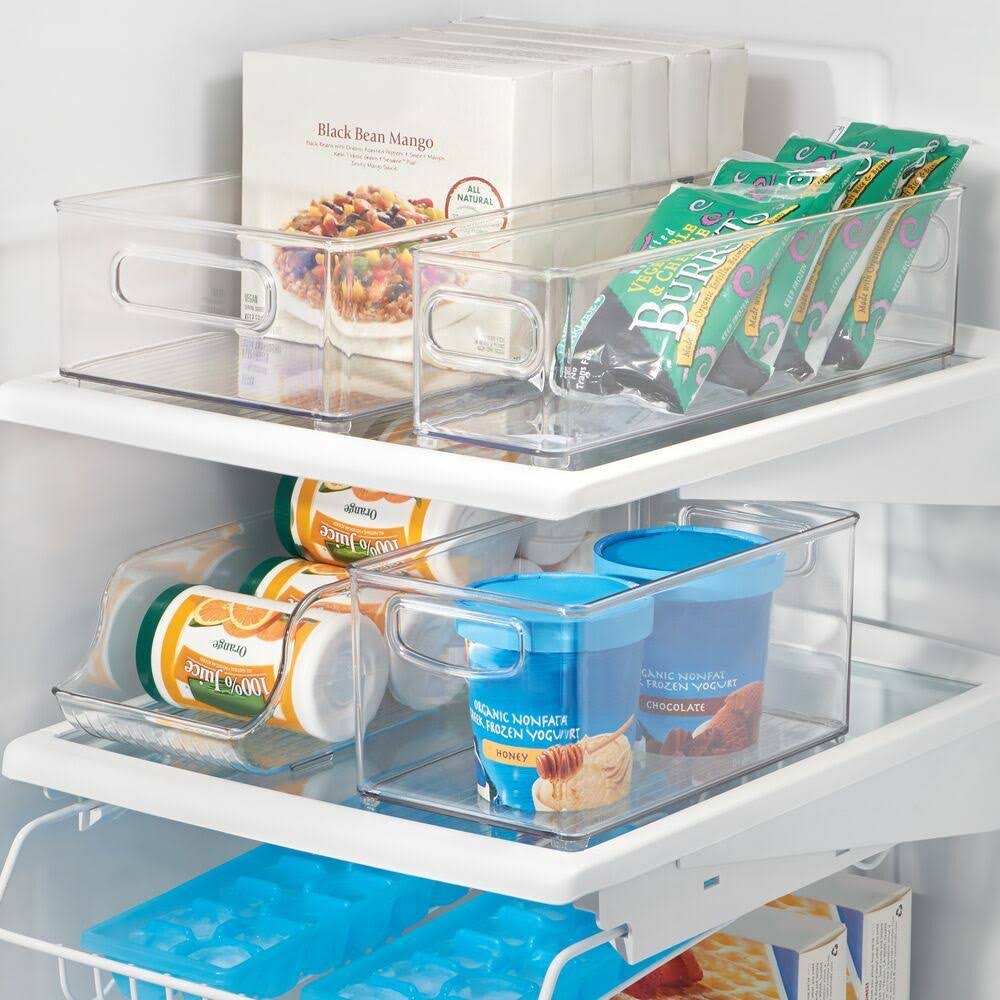 6 Pack Plastic Kitchen Food Storage Bin with Handles N5255