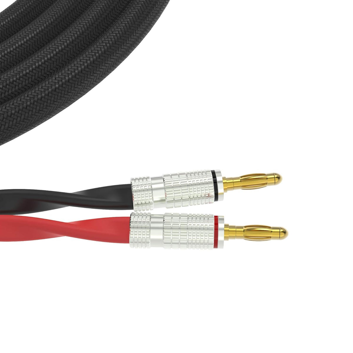 Black TechFlex 15 Feet Speaker Cable B6588