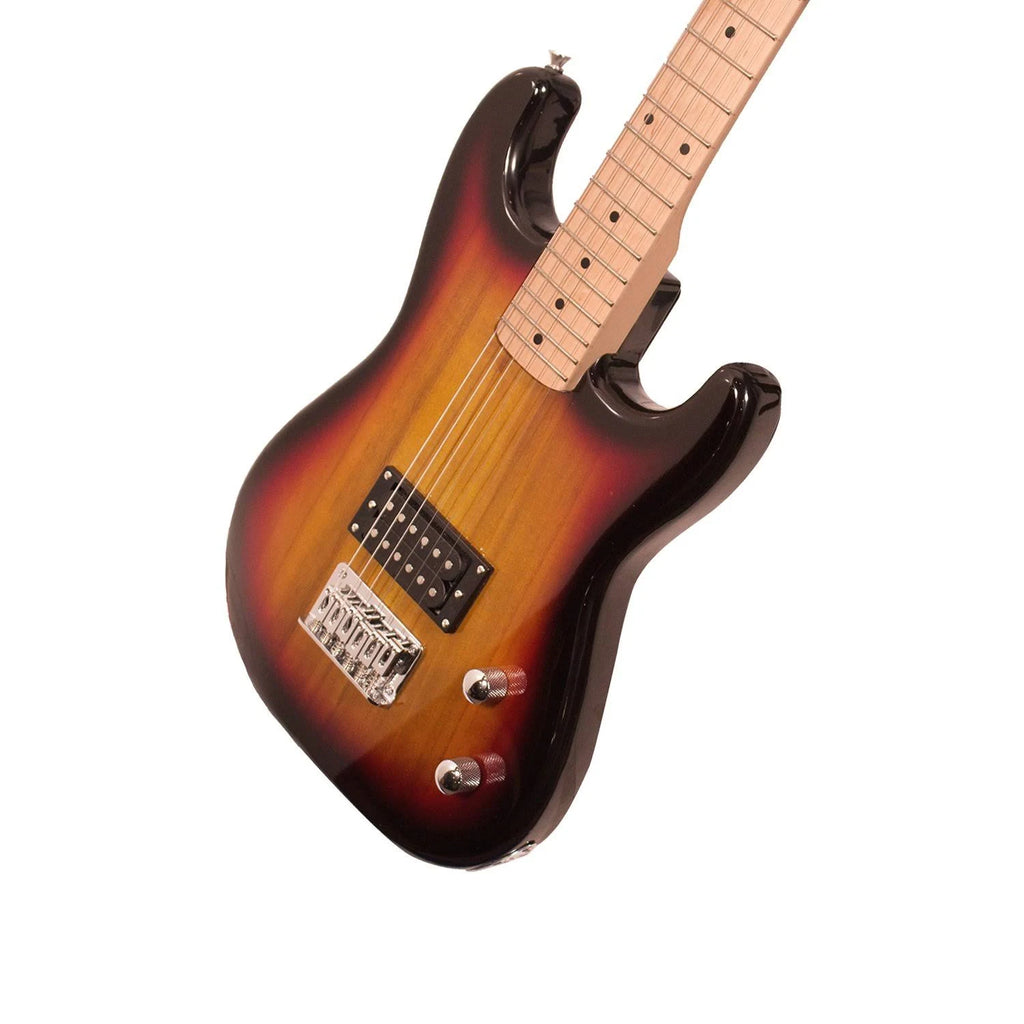 3/4 Size Student Electric Guitar Bundle, Sunburst M1046