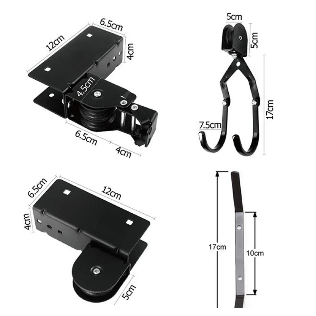 Bike and Workshop Garage Hanger Pulley Assemblies A19345