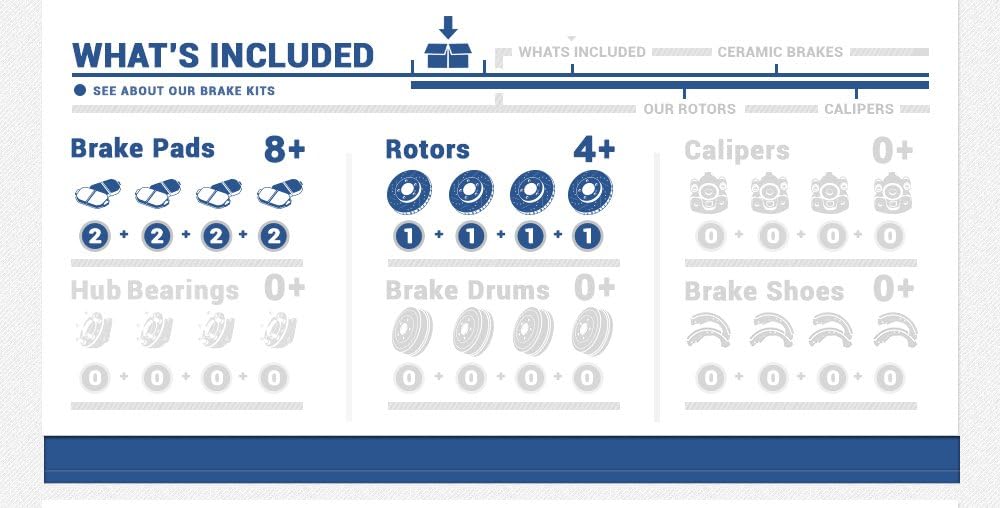 Rotors + Brake Pads + Clips J769