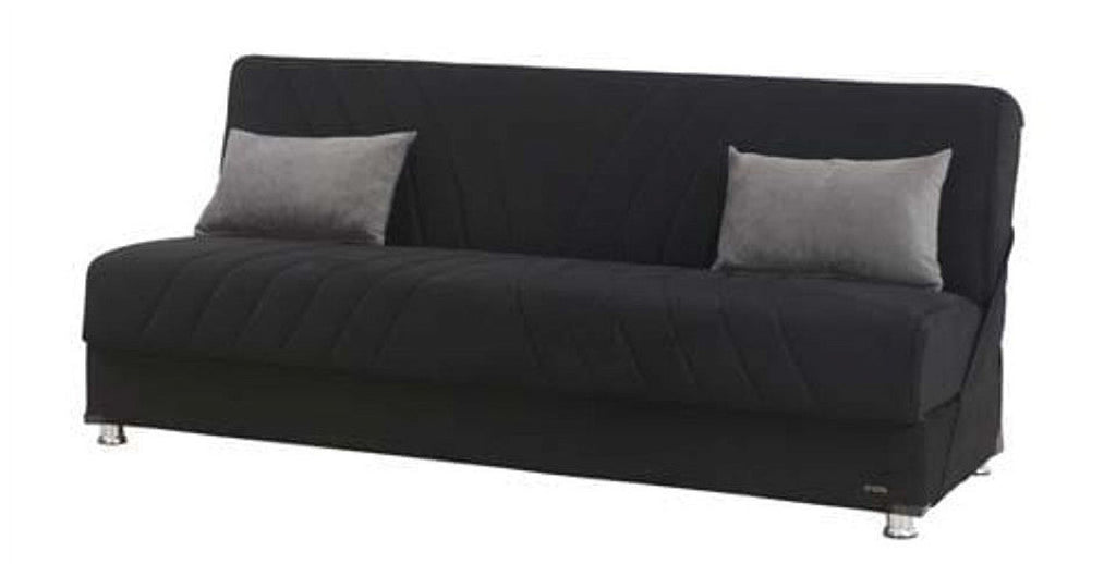 Black Fabric Sofa Bed J2491