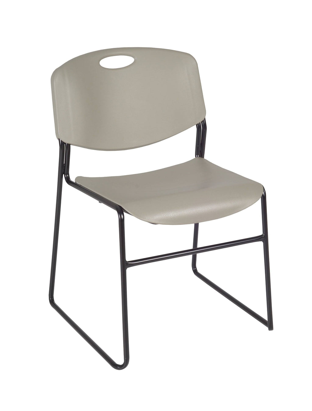 Round Breakroom Table with 4 Stack Chairs Z973