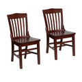Mahogany Wood Restaurant Chair and Barstool B579
