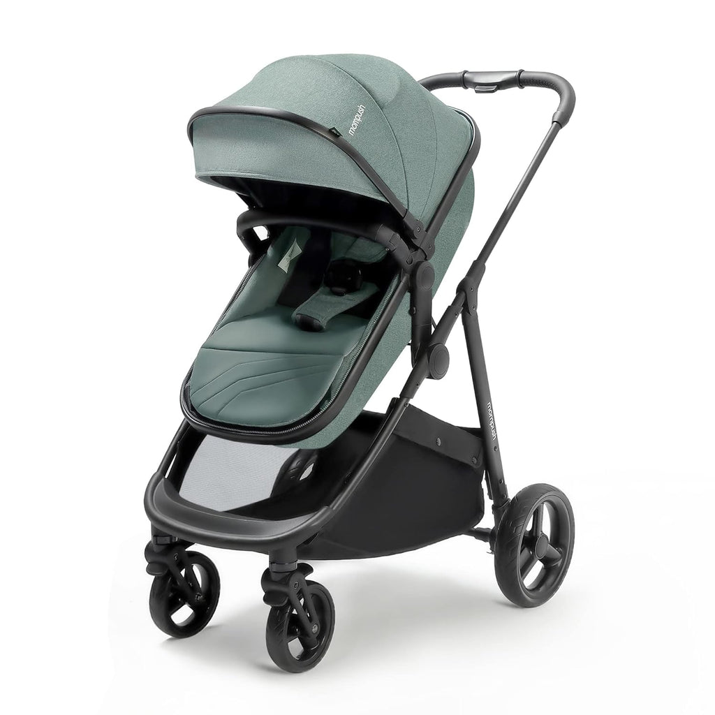 Baby Stroller with Bassinet Mode, Reversible Seat, Foot Cover and Rain Cover S977627