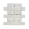 White Carrara Marble Rectangle Mosaic Floor and Wall Tile (Pack of 11) G624492