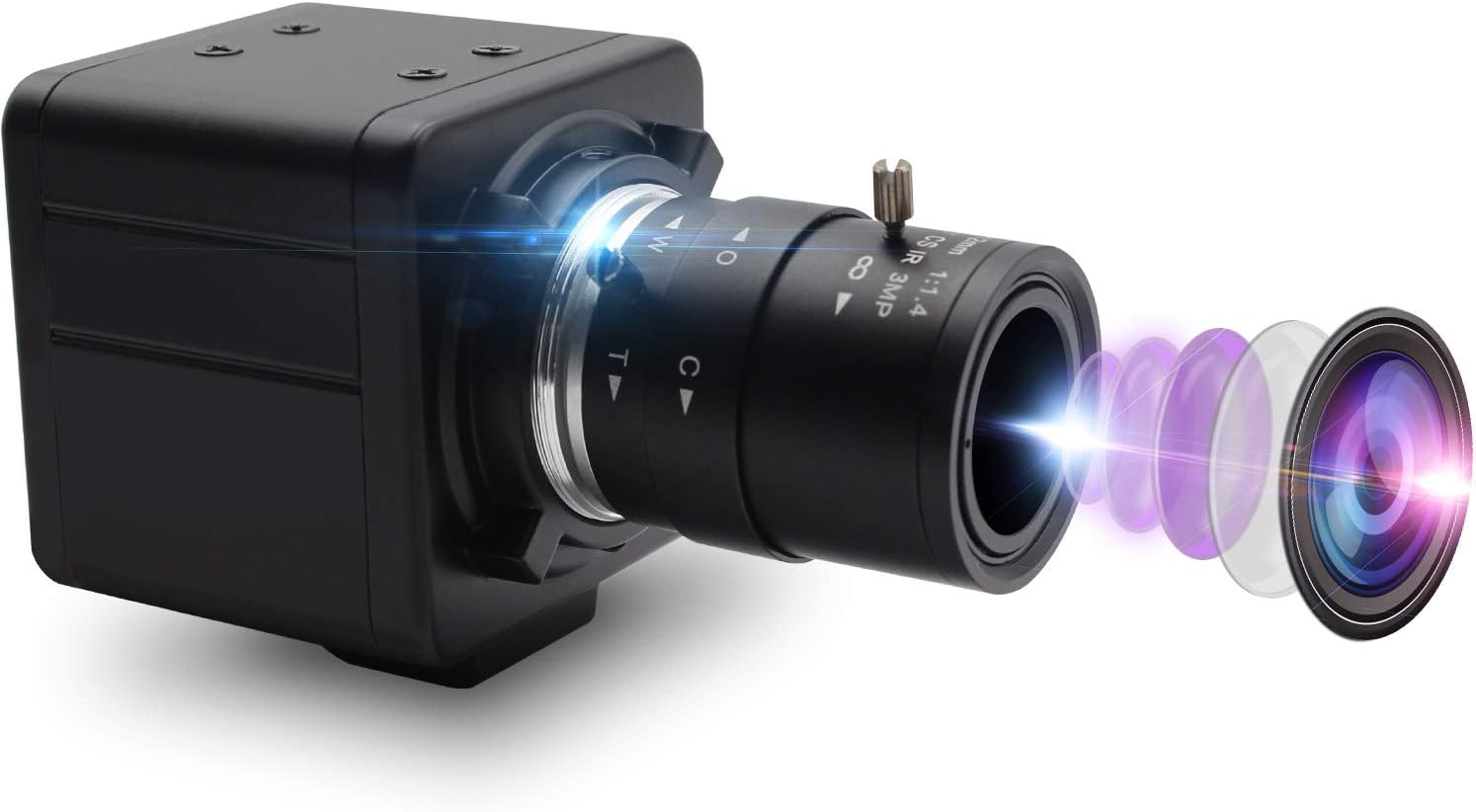 2MP 1080P USB Webcam with Varifocal Lens L827