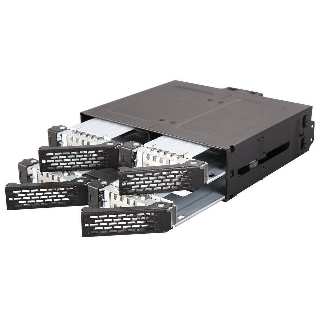 Full Metal 6-Bay Mobile Rack B764