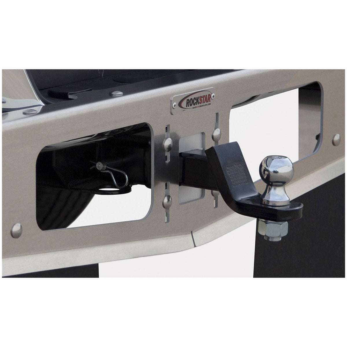 Rockstar Smooth Mill Hitch Mounted Mud Flaps Z46610