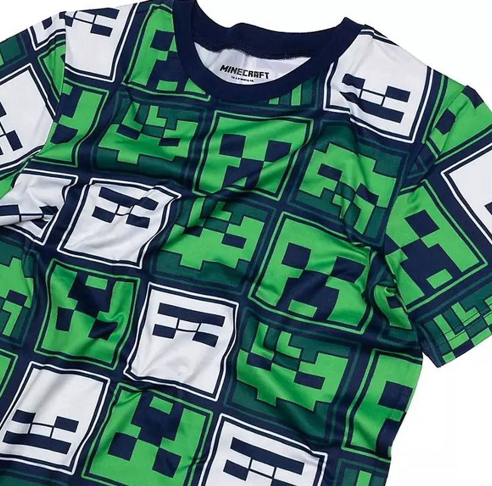 Minecraft Boy's Mob Character Pajama Set (Size 8) E852