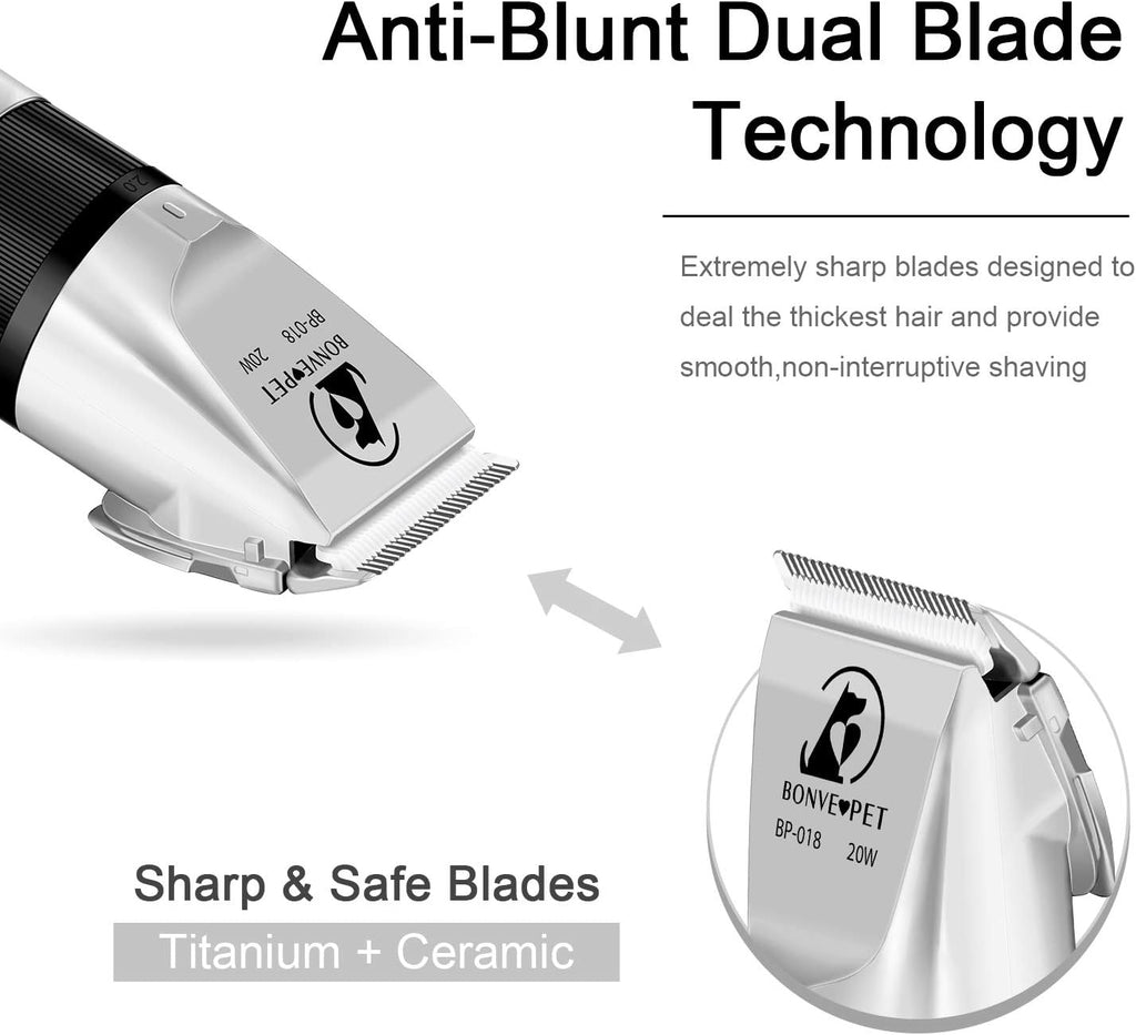 Quiet Cordless Rechargeable Dog Clippers N183650