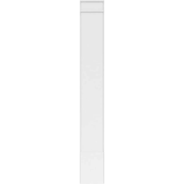 Smooth PVC Pilaster with Decorative Capital & Base (Pair) X124730