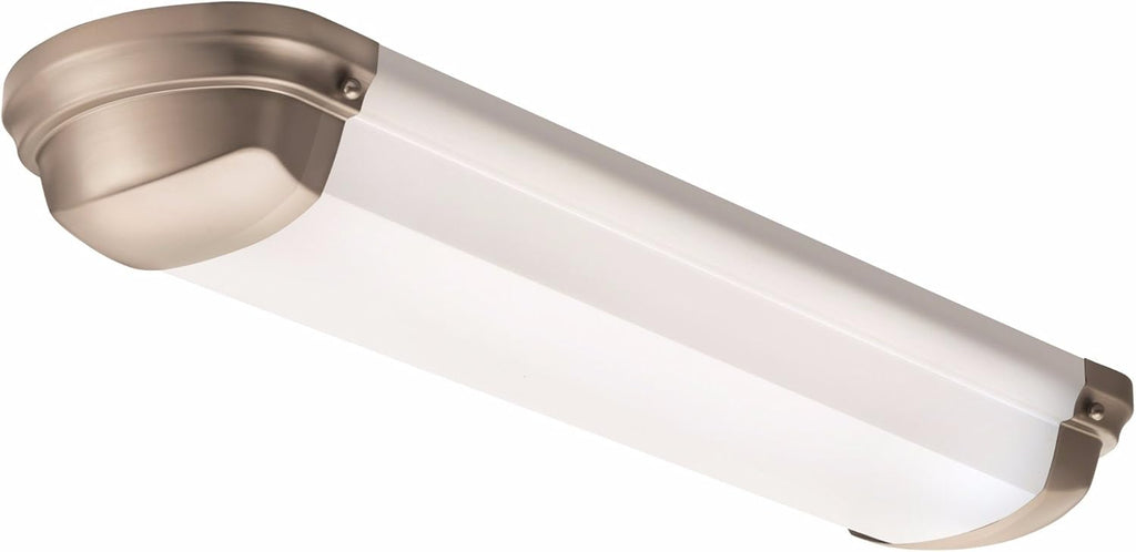 2-Foot Brushed Nickel Linear Light, 4000K, Pack of 2 B63760