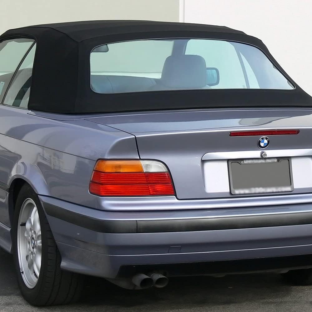 Convertible Soft Top with Glass Window Black for BMW 3-Series D8674