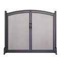 Arched Fireplace Screen with Doors J2075