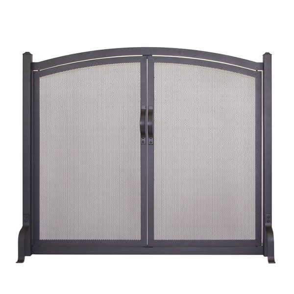 Arched Fireplace Screen with Doors J2075