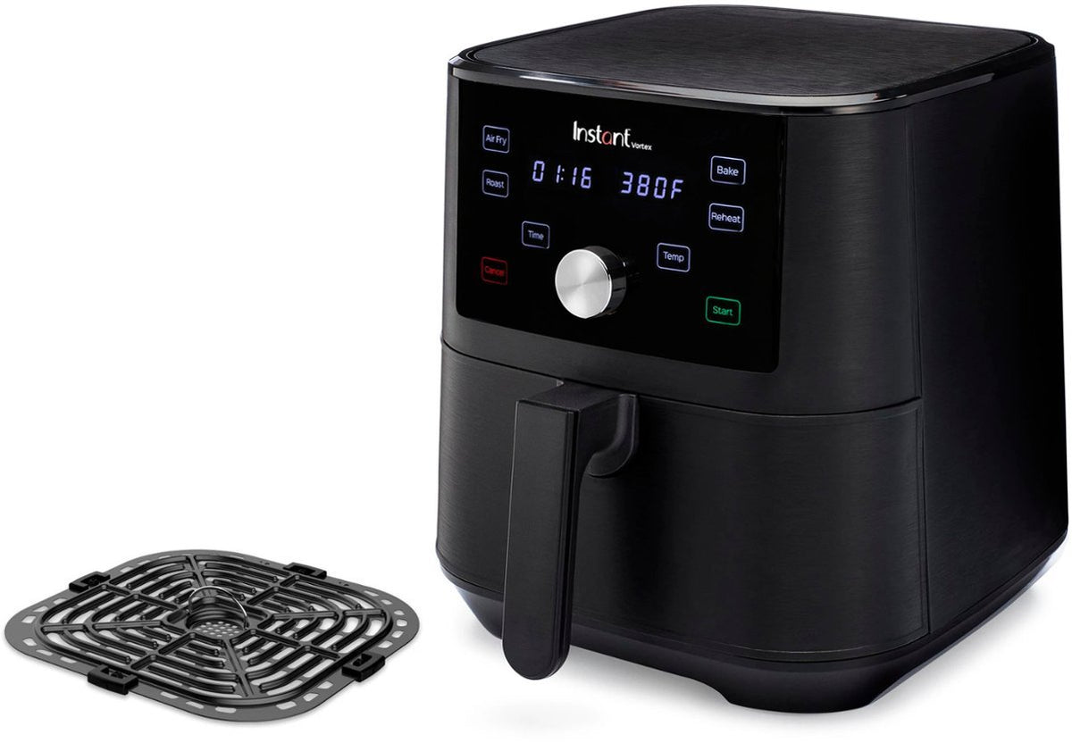 6 Quart 4-in-1 Air Fryer Oven Black I666273