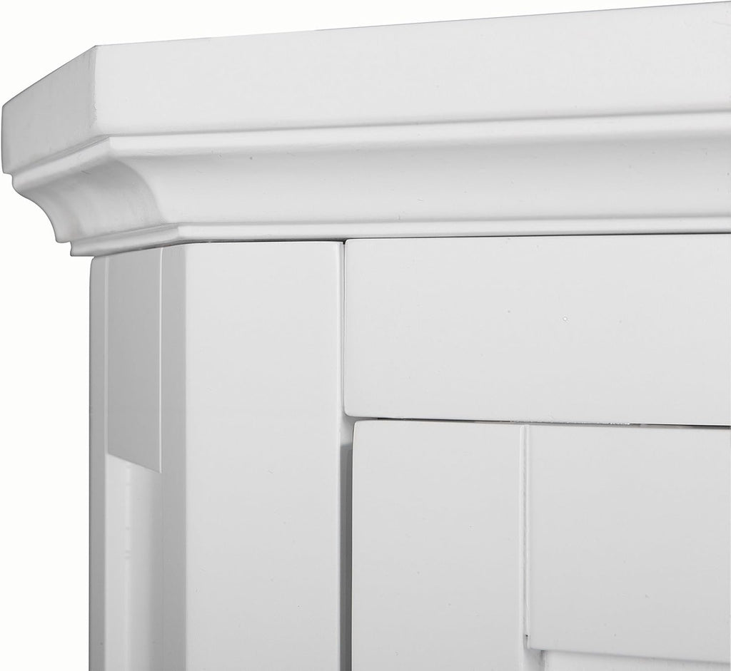 White Bathroom Storage Floor Cabinet D3242