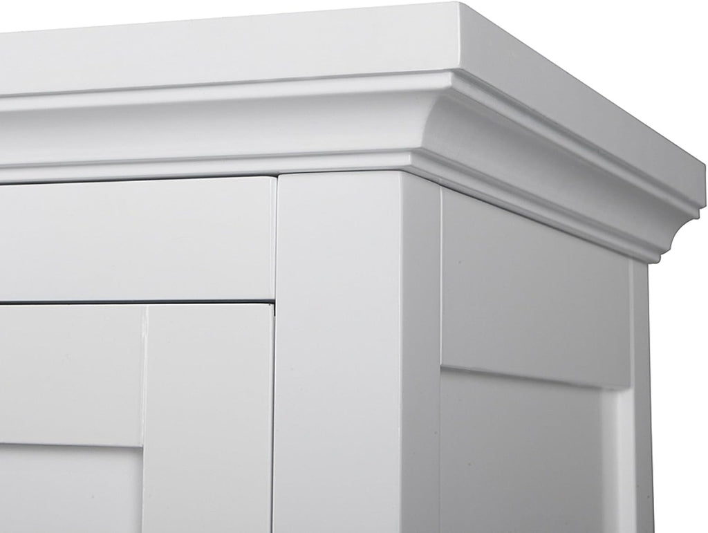White Bathroom Storage Floor Cabinet D3242