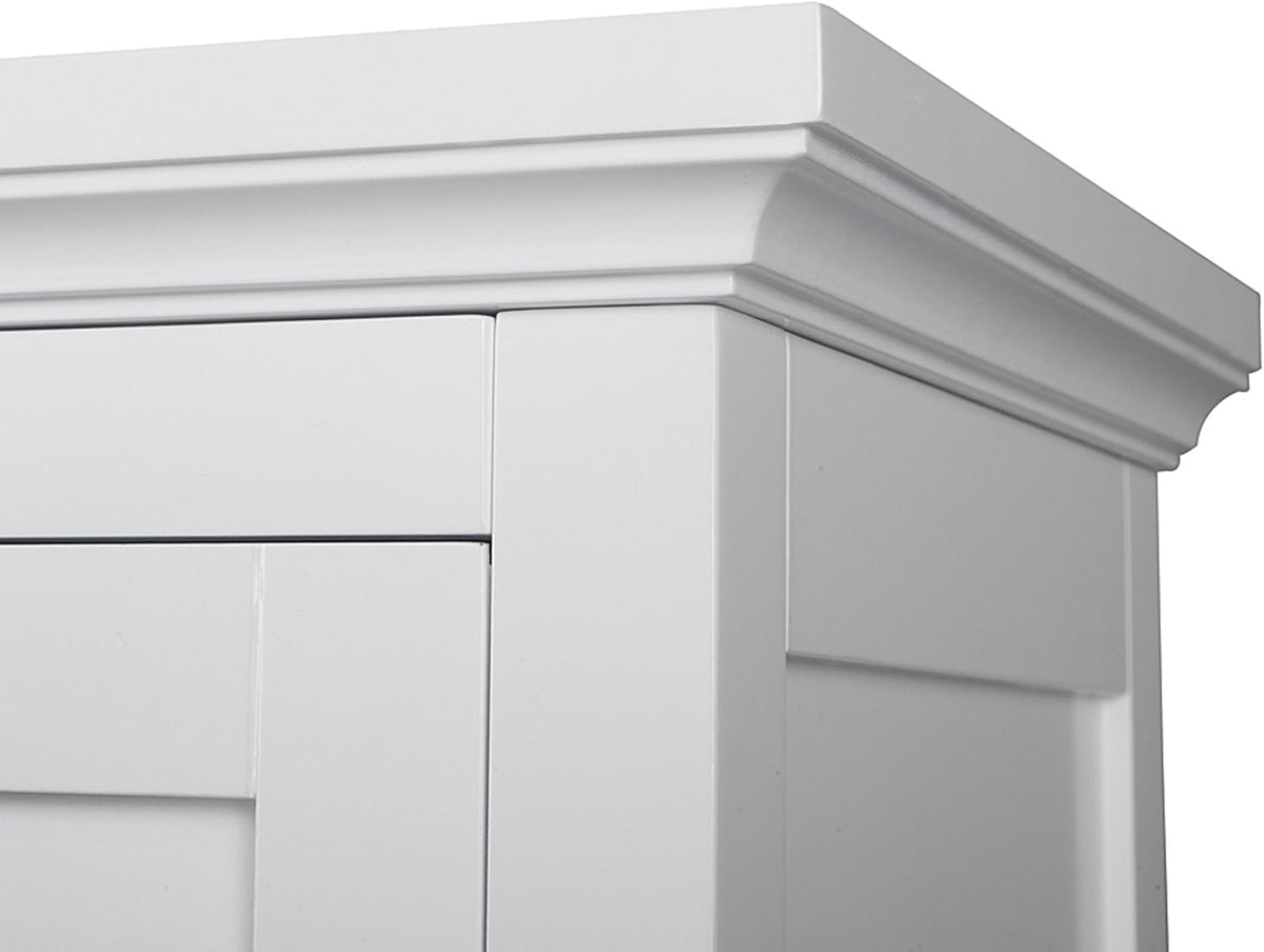 White Bathroom Storage Floor Cabinet D3242