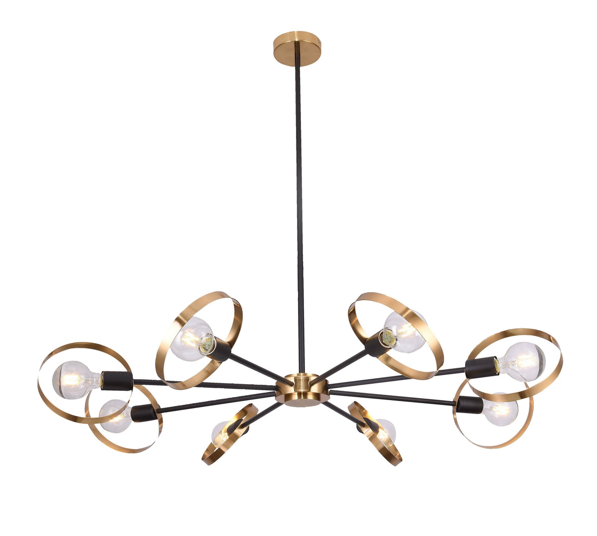 8 Light Ceiling Fixture U3101