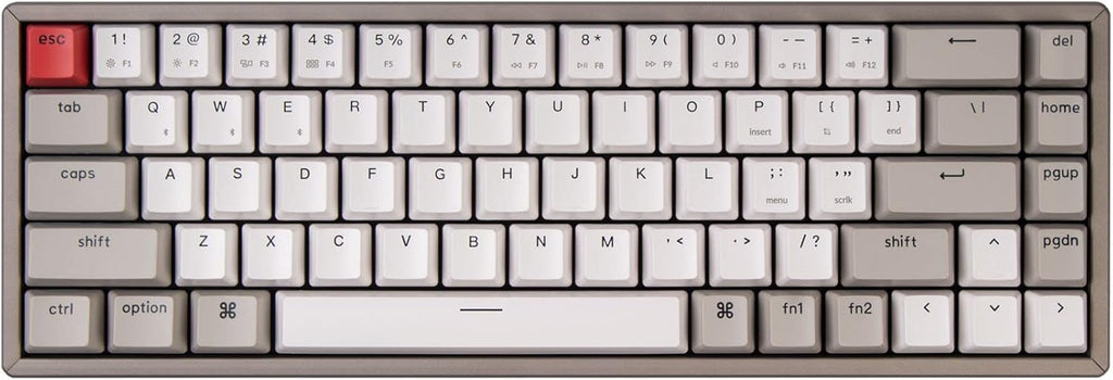 65% Compact 68-Keys Aluminum Frame Wireless Mechanical Keyboard U907